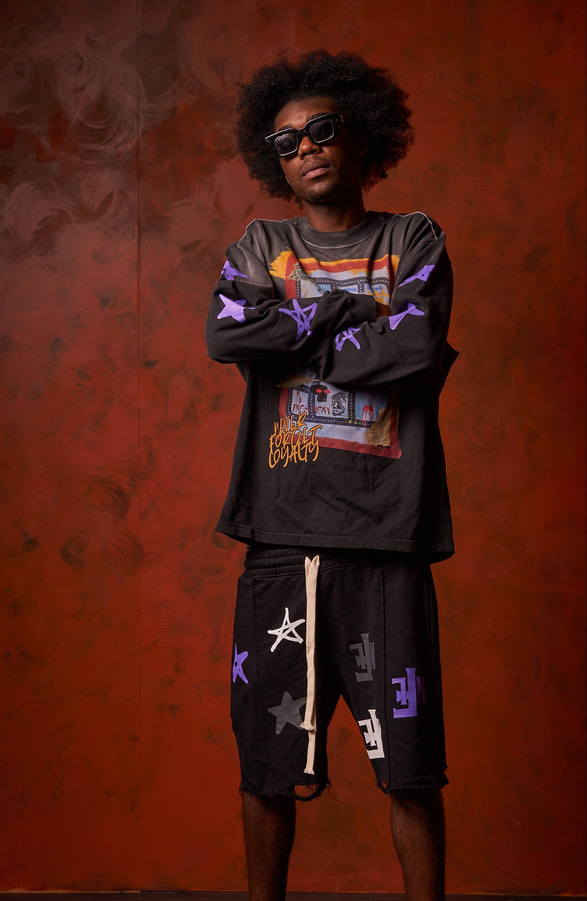 Lonely Road To Distressed Shorts