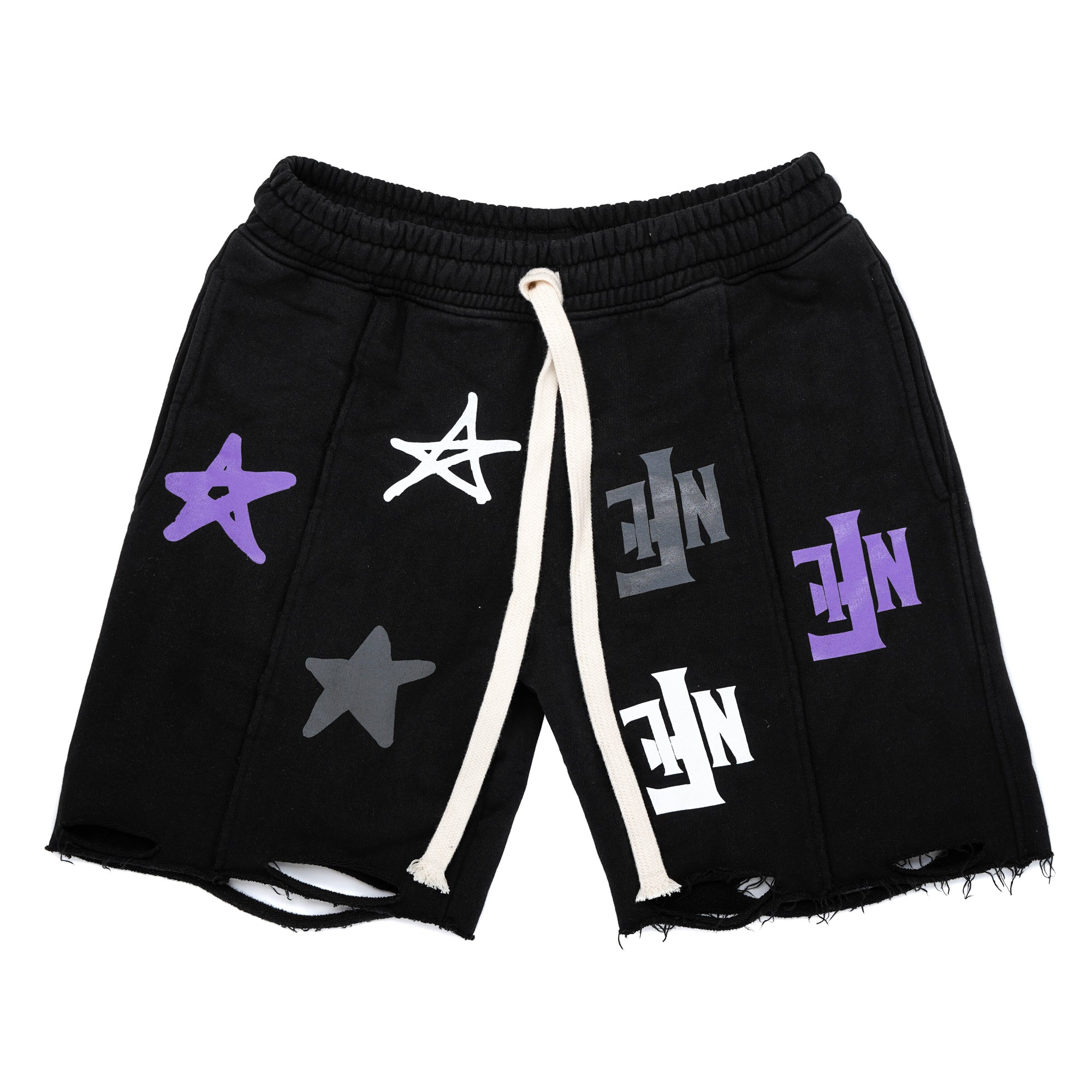 Lonely Road To Distressed Shorts